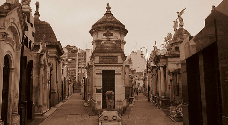 Friedhof La Recoleta.