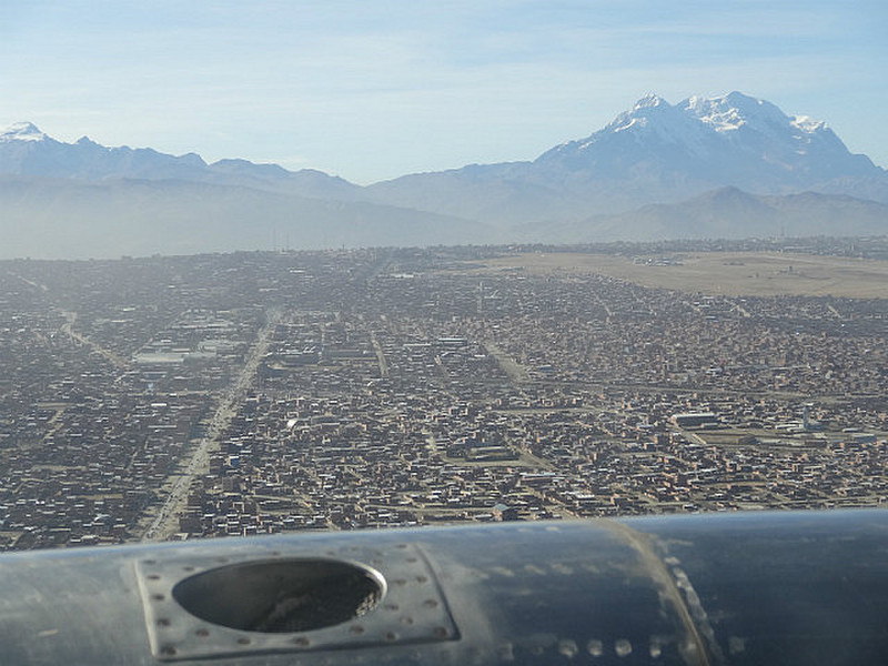 Blick auf La Paz.