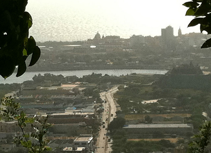 Blick auf Cartagena.