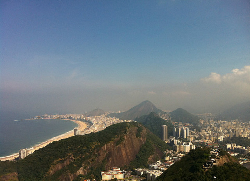 Rio de Janeiro vom Gipfel des Zuckerhuts.