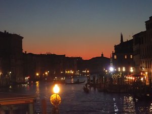 Venice at late sunset