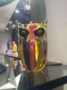 Glass blown Evil Owl 