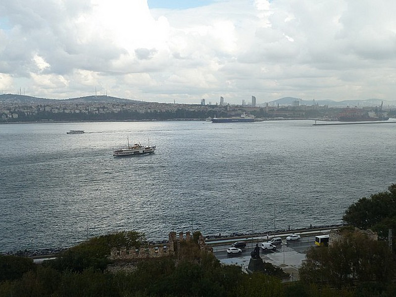 View from the Topkapi Palace: the Bosphorus