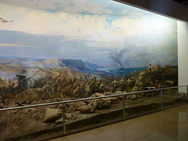 Turkish view of Gallipoli at military museum