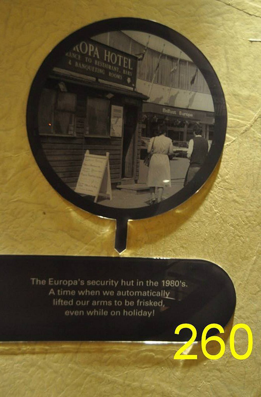 Plaque at Europa Hotel
