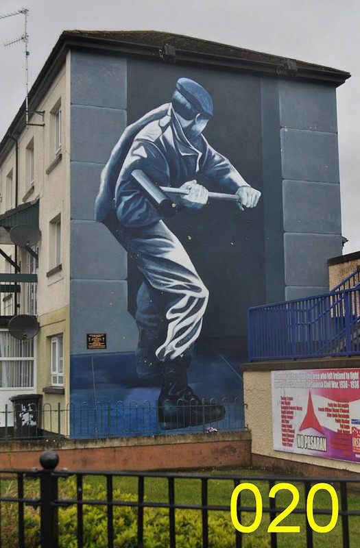 &quot;Motorman&quot; Mural Painted By Bogside Artists