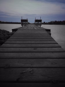 One of the docks at campground