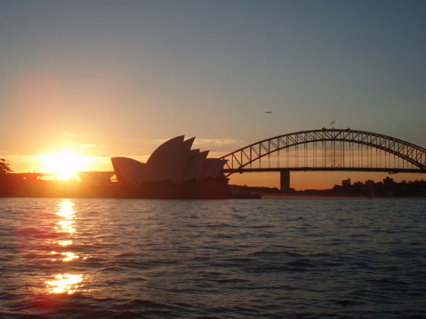 Sydney at sunset!