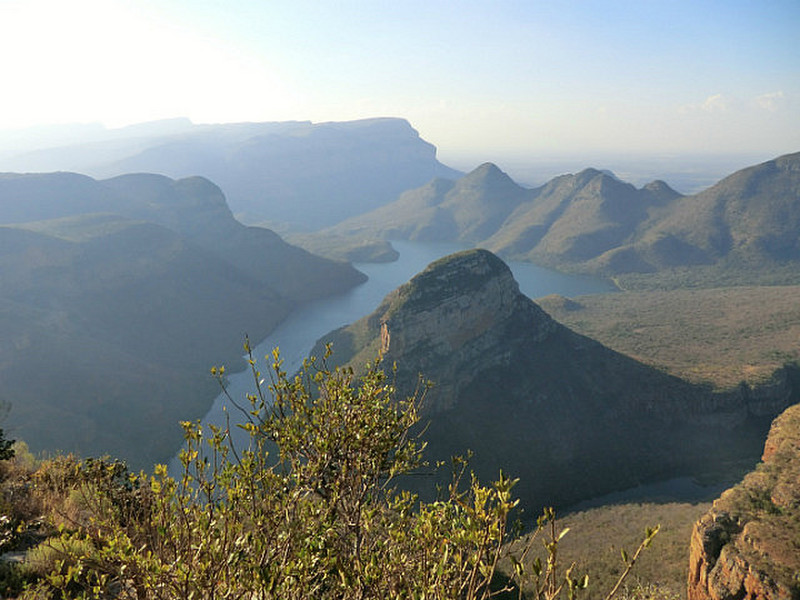 Utsikt p&aring; det beste over Blyde river