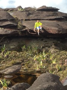 Helge on the rocks
