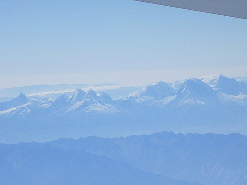 Andesfjellene over Ecuador
