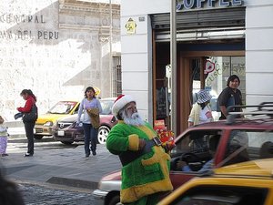 Julenissen i Arequipa