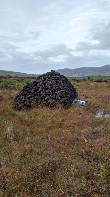 Peat Drying on the Bog, Connemara
