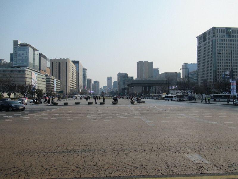 Across from Gyeongbokgung Palace
