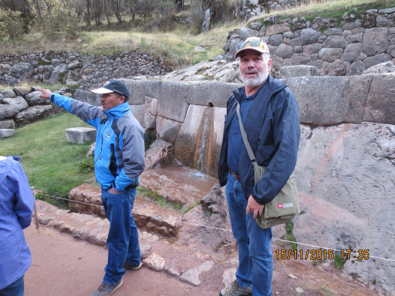 Incan water point