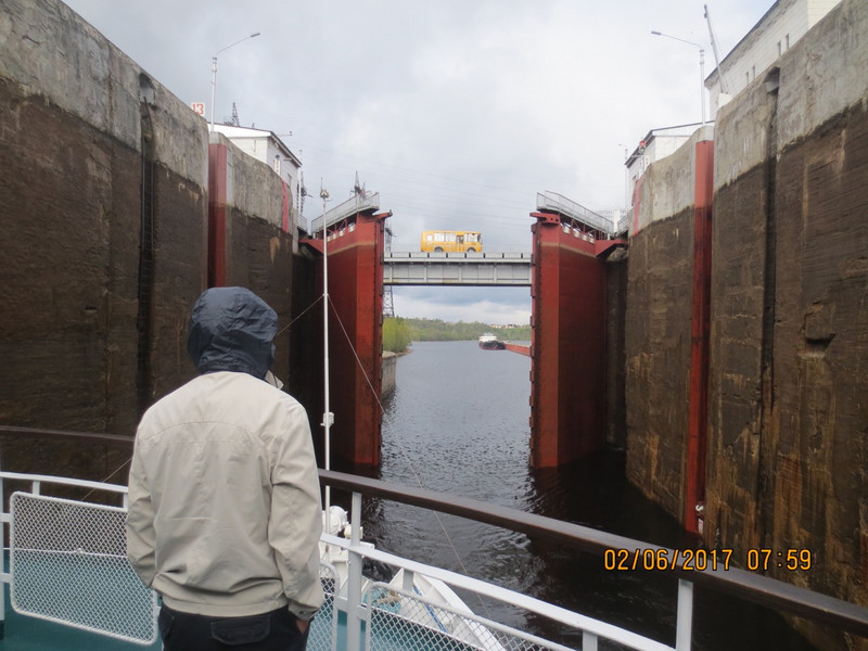 Svir River lock