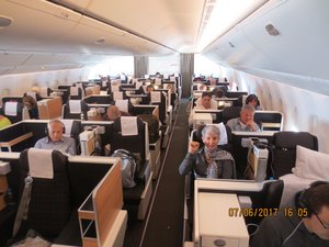 Swiss Air 777 seating