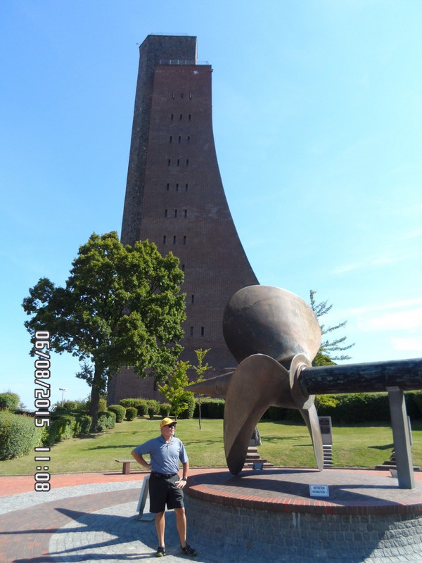 Memorial tower and propeller