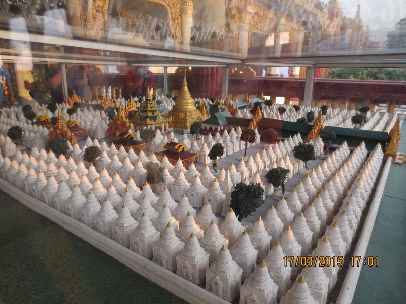 Model of the White stupas