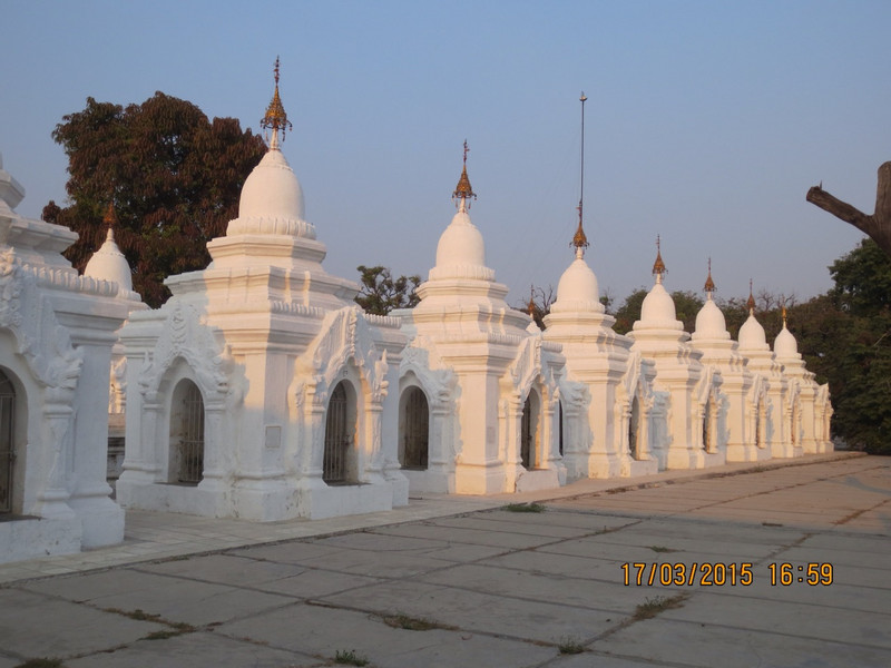 A few of the stupas