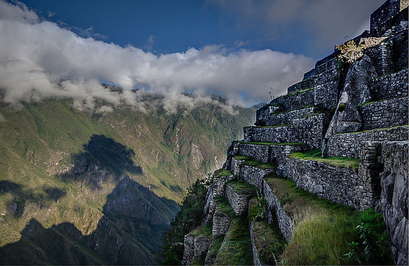 The back side of Machu Picchu