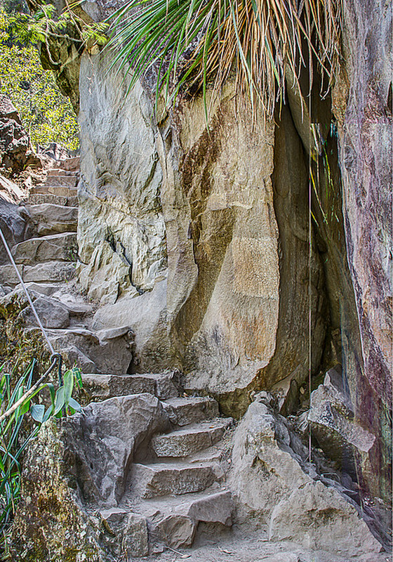 Winding Staircase on Huayna Picchu