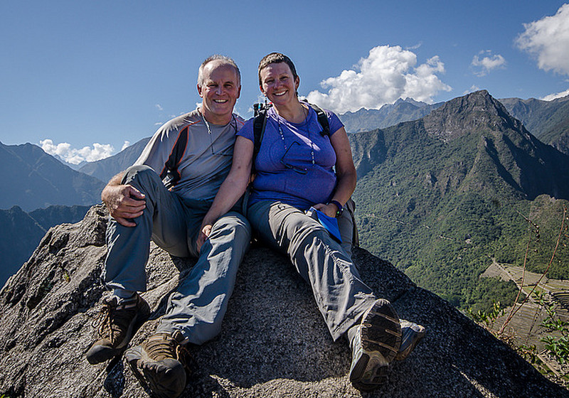 Sitting Atop Huayna Picchu