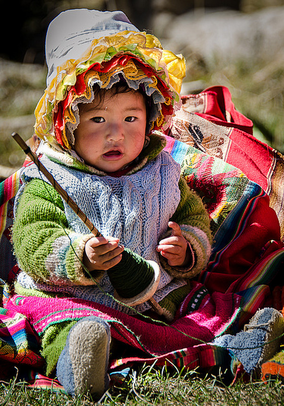 Baby In the Weaving Village of Patacancha