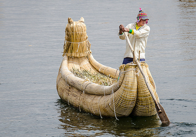 Boat Made of Reeds