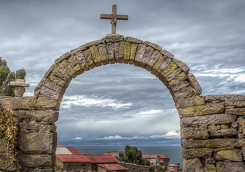Gateway to the Village of Taquille