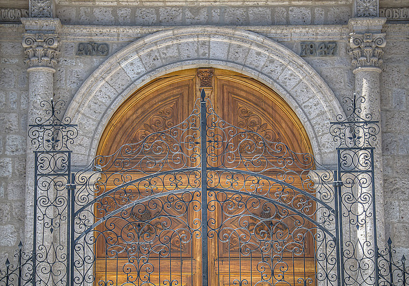 Entrance to the Basilica