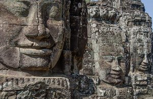 The Buddha faces of Bayon Temple 2