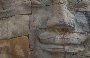 The Buddha faces of Bayon Temple 3