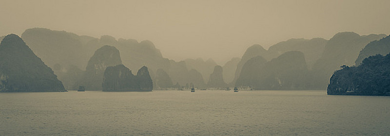 Panoramic of Ha Long Bay