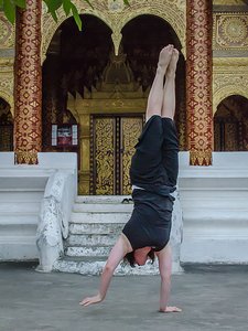Lori&#39;s Walking Handstand for the Monks