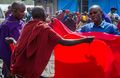 Vigorous bartering at Maasai market