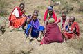 Maasai men hangin&#39; out