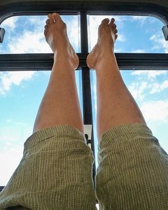 Legs Up the Wall on the Truck (dfs)