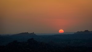 Sunset from Gandhamadana Hill