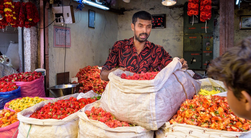 Devaraja Market vendor #1