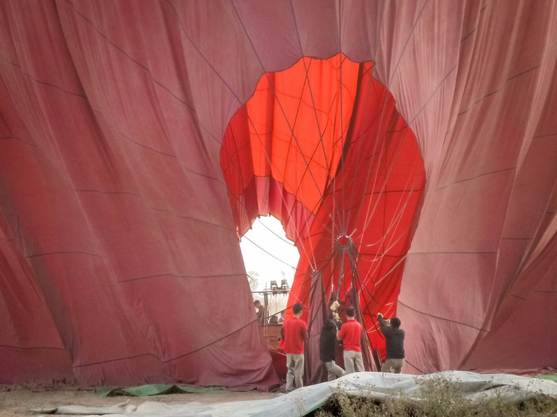 The infamous hot air balloons of Bagan