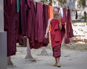 Each monk has only 3 robes