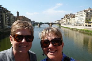 Brenda &amp; Donna in Florence