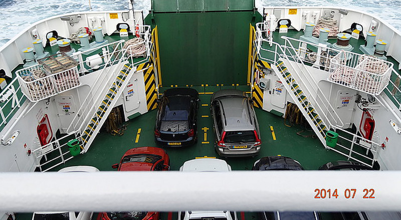 On Board the Ferry