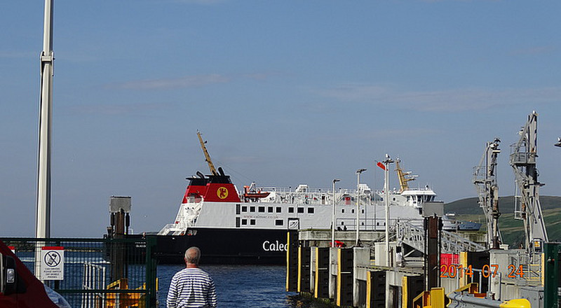 Ferry Coming into the Dock