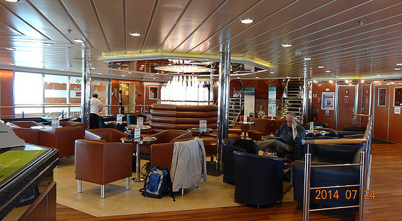 One of the Lounges on the Ferry
