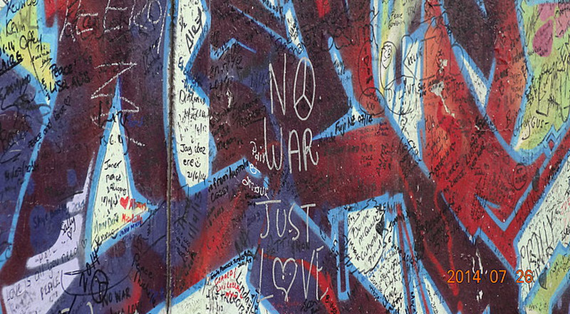 Detail of the Peace Wall