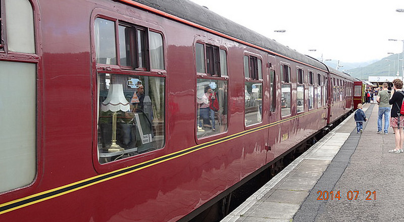 Coaches on the Jacobite Steam Train