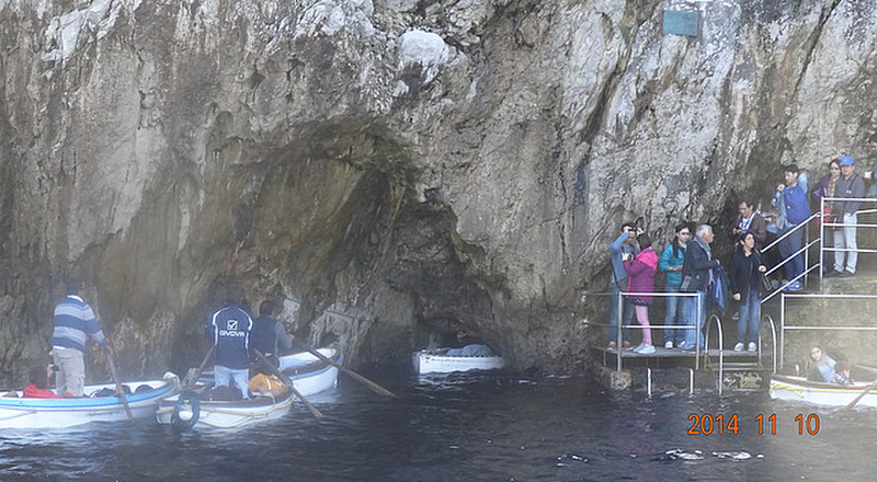Entry to the Blue Grotto