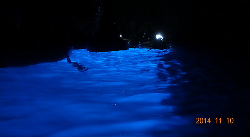 Inside the Blue Grotto